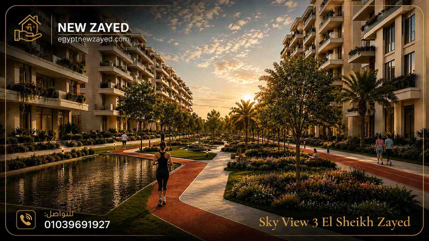 سكاي فيو 3 الشيخ زايد Sky View 3 El Sheikh Zayed