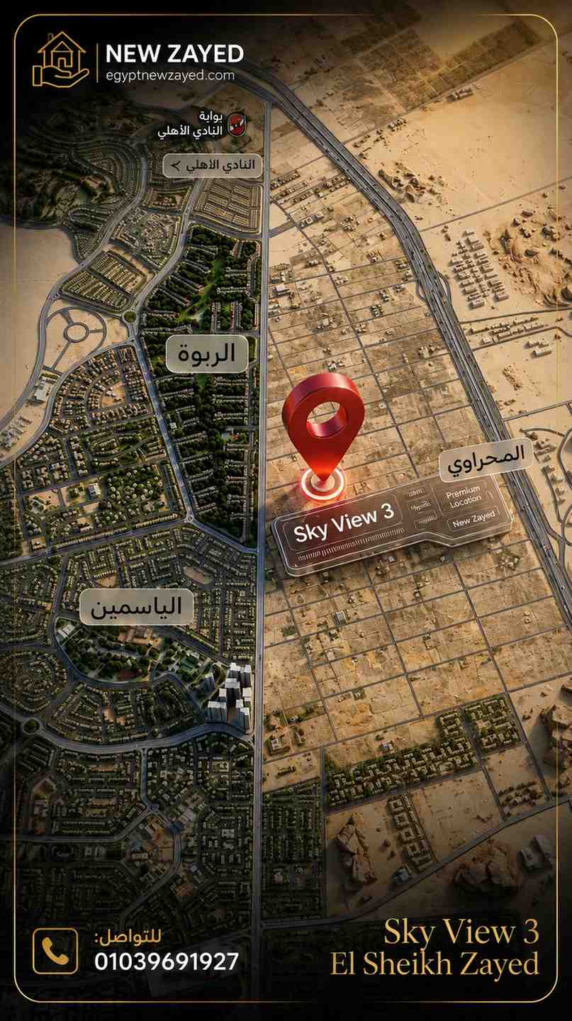 سكاي فيو 3 الشيخ زايد Sky View 3 El Sheikh Zayed
